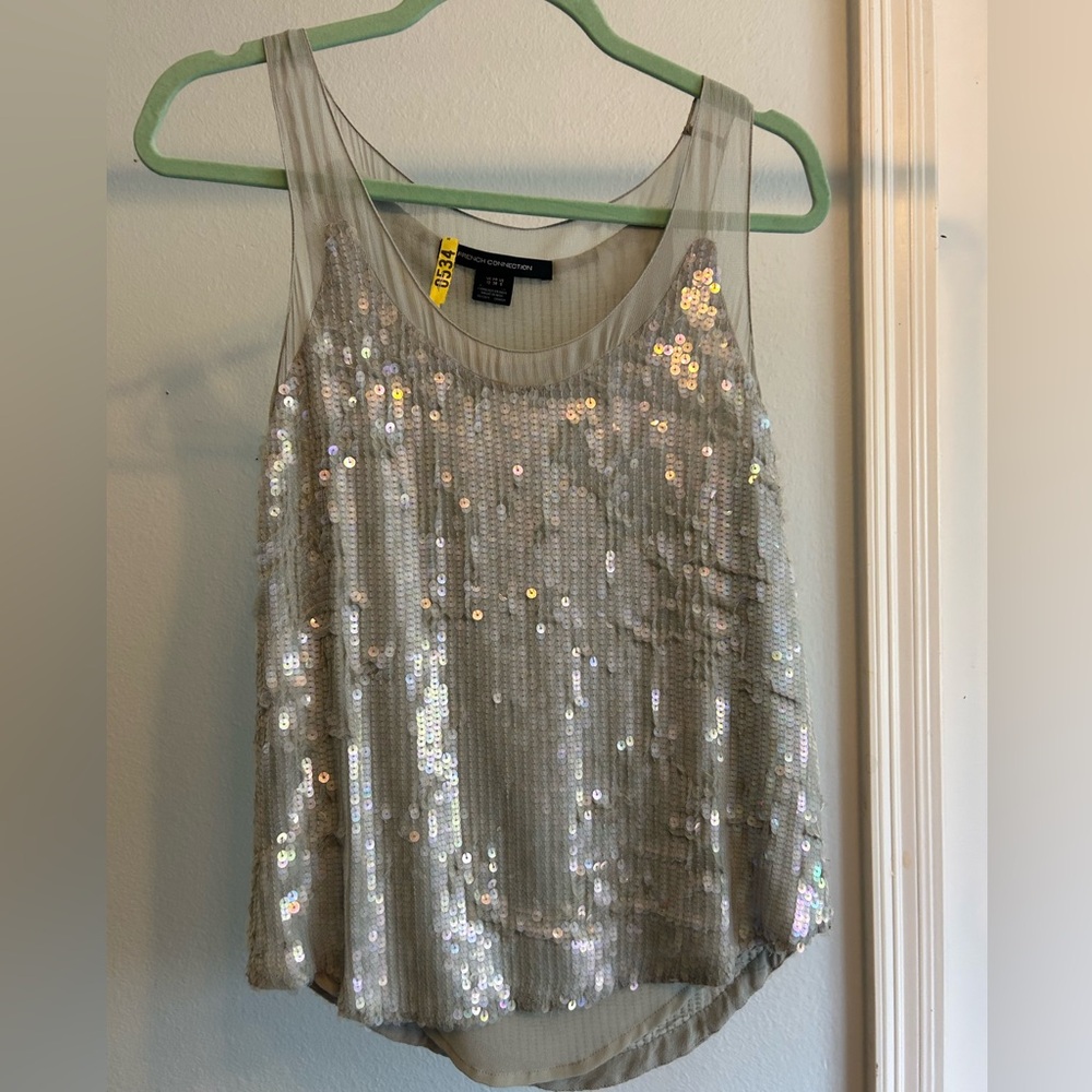 Sparkly French Connection top